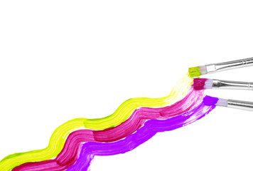Colorful waves background
