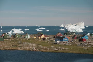 Papier Peint photo autocollant Arctique Qeqertarsuaq auf der Diskoinsel