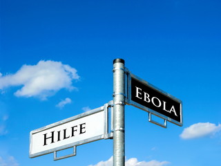 Obraz premium Hilfe - Ebola