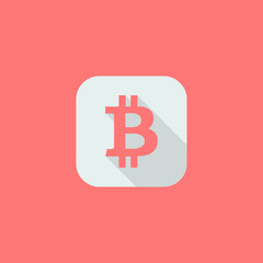 Bitcoin Flat Icon