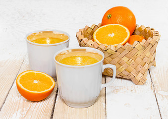 Fresh orange juice