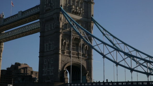 Tower Bridge Traffic in the morning