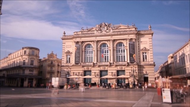 Timelapse hyperlapse Montpellier Com&eacute;die