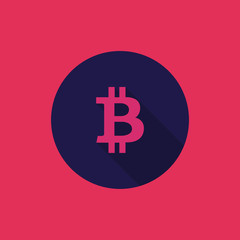 Bitcoin Flat Icon