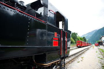 Zillertalbahn in den Alpen - Österreich