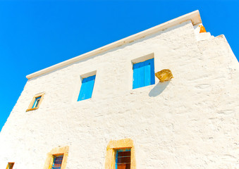 beautiful house in Chora the capital of Amorgos island in Greece