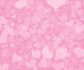 Valentine's day background with hearts