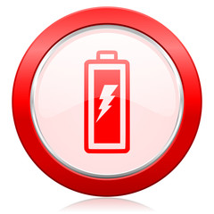 Obraz premium battery icon power sign