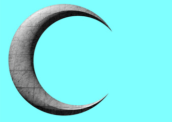 beton görünümlü hilal © sedric