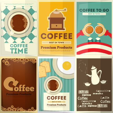 Coffee Posters Set