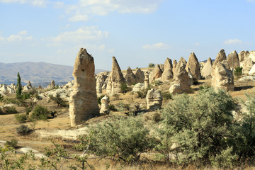 Naklejka premium Fairy Chimneys in Cappadocia