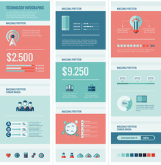 Technology Infographic Elements