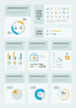 Healthcare Infographic Elements.