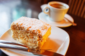 coffee with cake