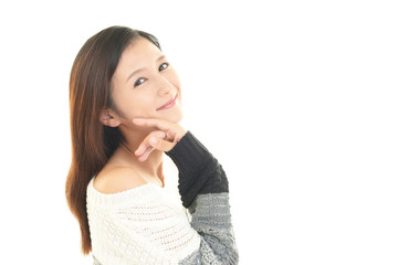 Fototapeta premium 笑顔の女性