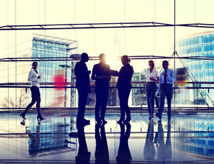 Business People Interaction Communication Colleagues Concept