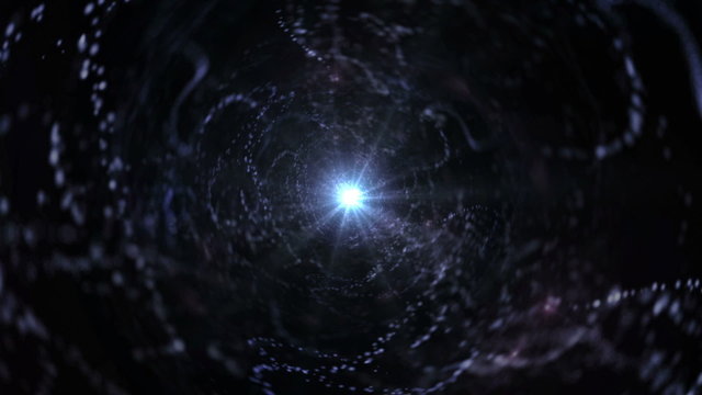 Abstract Universe Tunnel Background