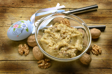 Walnut sauce Salsa alle noci de nueces Expo Milano 2015