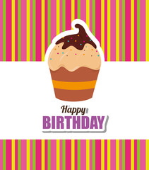 Birthday design, vector illustration.