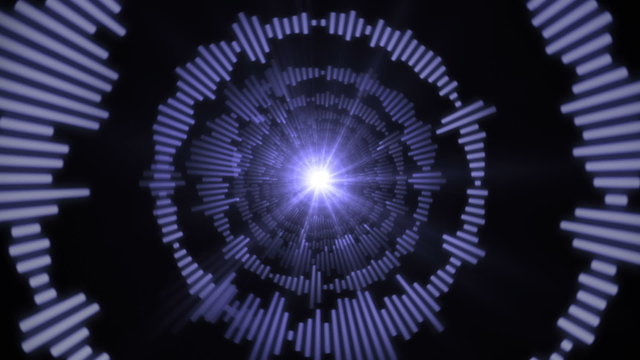 Music Lines Tunnel Background