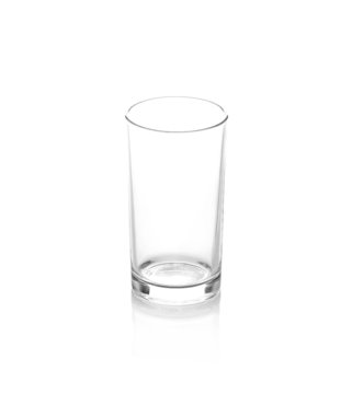 Glass  isolated on white
