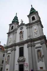 Fototapeta na wymiar Eglise de Marie, Mariahilf, Vienne 