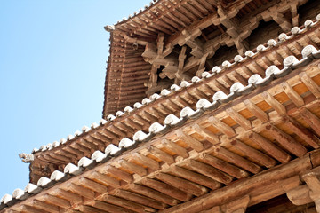 yingxian wooden temple, Shanxi, China