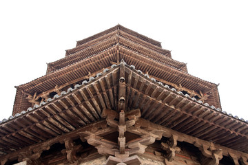 yingxian wooden temple, Shanxi, China