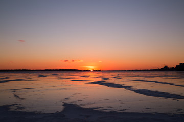 Sunset over Lake Ontario