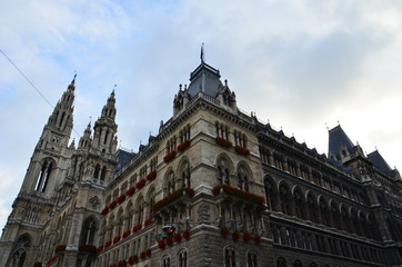 Fototapeta na wymiar Rathaus, Vienne 