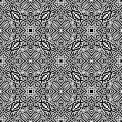 Abstract black and white seamless background