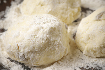 Cooking: dough balls