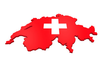 Map of Swiss Isolated