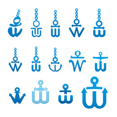 anchor. icon - 76351921