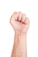 Obraz premium Worker on strike
