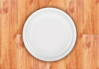 Empty White Plate