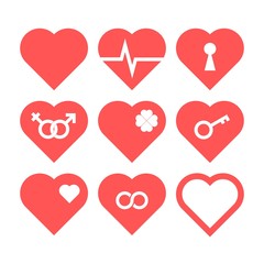 Heart Icon Set