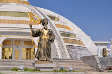 Monument of independence in Ashgabat