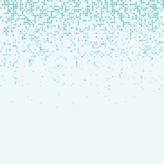 An abstract blue pixel art vector background