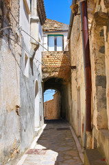 Fototapeta na wymiar Alleyway. Rocca Imperiale. Calabria. Italy.