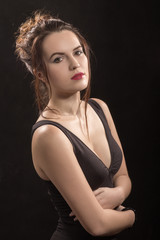 Naklejka premium sensual young woman