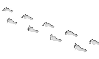 3d: Footprints in the Ground