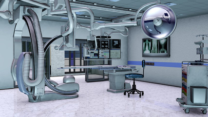 Futuristischer Operationssaal © pgottschalk