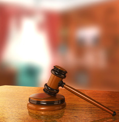 Judicial 3d gavel
