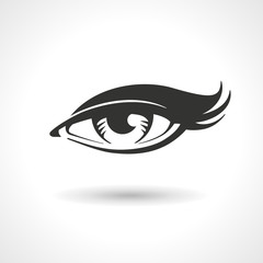 Woman eye vector drawing