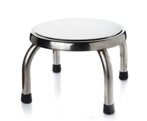 Stainless chair isolate on white