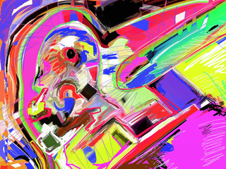 abstract art digital painting