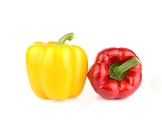 bell pepper isolated on white background