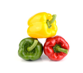bell pepper isolated on white background
