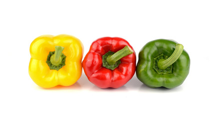 bell pepper isolated on white background